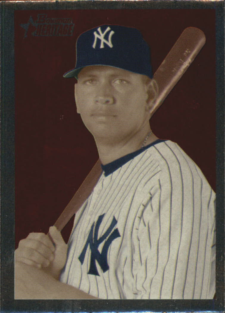2006 Bowman Heritage Chrome #100 Alex Rodriguez