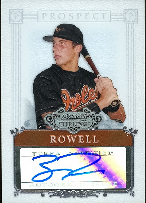 2006 Bowman Sterling Prospects #BR Billy Rowell AU A EXCH