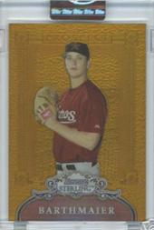 2006 Bowman Sterling Prospects Gold Refractors #JRB Jimmy Barthmaier