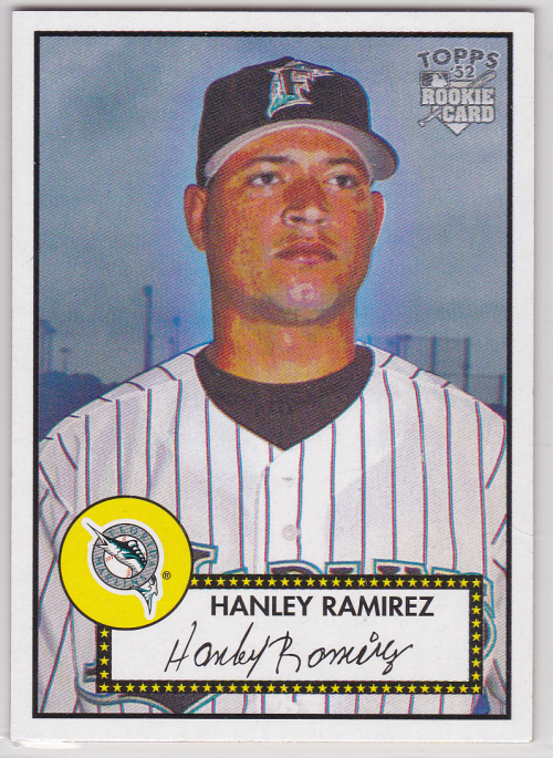 2006 Topps 52 #77 Hanley Ramirez UER (RC)