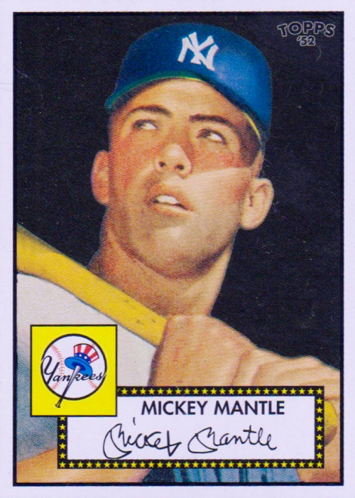 2006 Topps 52 #311B Mickey Mantle Black