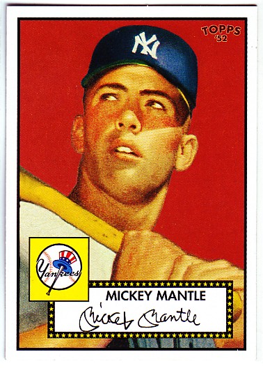 2006 Topps 52 #311E Mickey Mantle Red