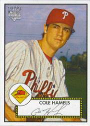 2006 Topps 52 #225B Cole Hamels 52 Logo