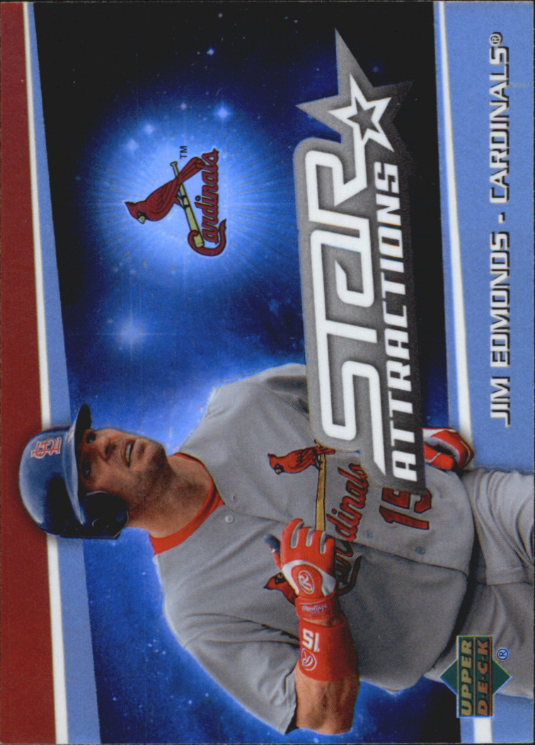 2006 Upper Deck Special F/X Star Attractions #JE Jim Edmonds