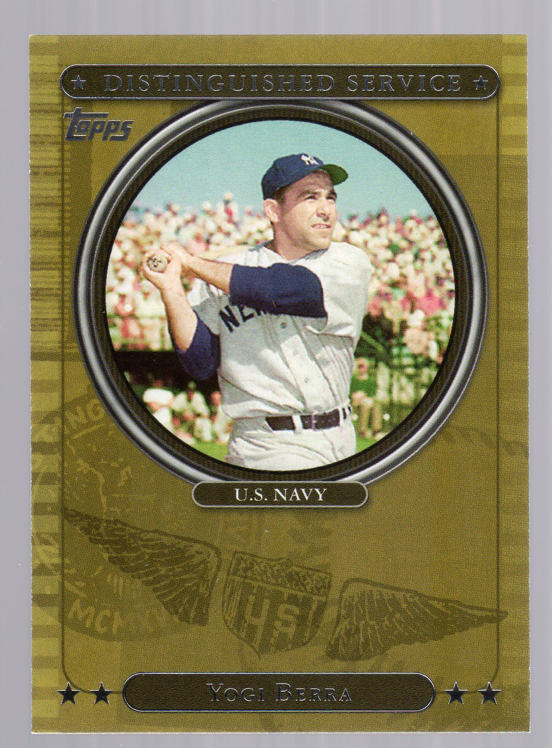 2007 Topps Distinguished Service #DS2 Yogi Berra