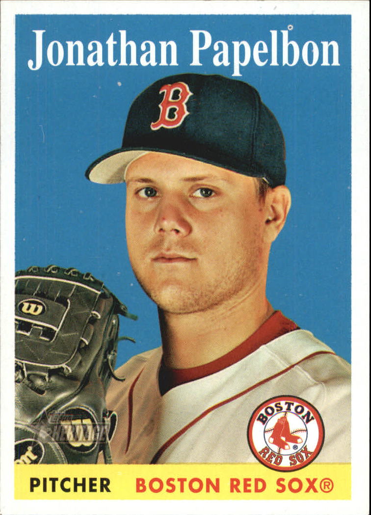 Topps Heritage Mlb Baseball Jonathan Papelbon Boston Red Sox