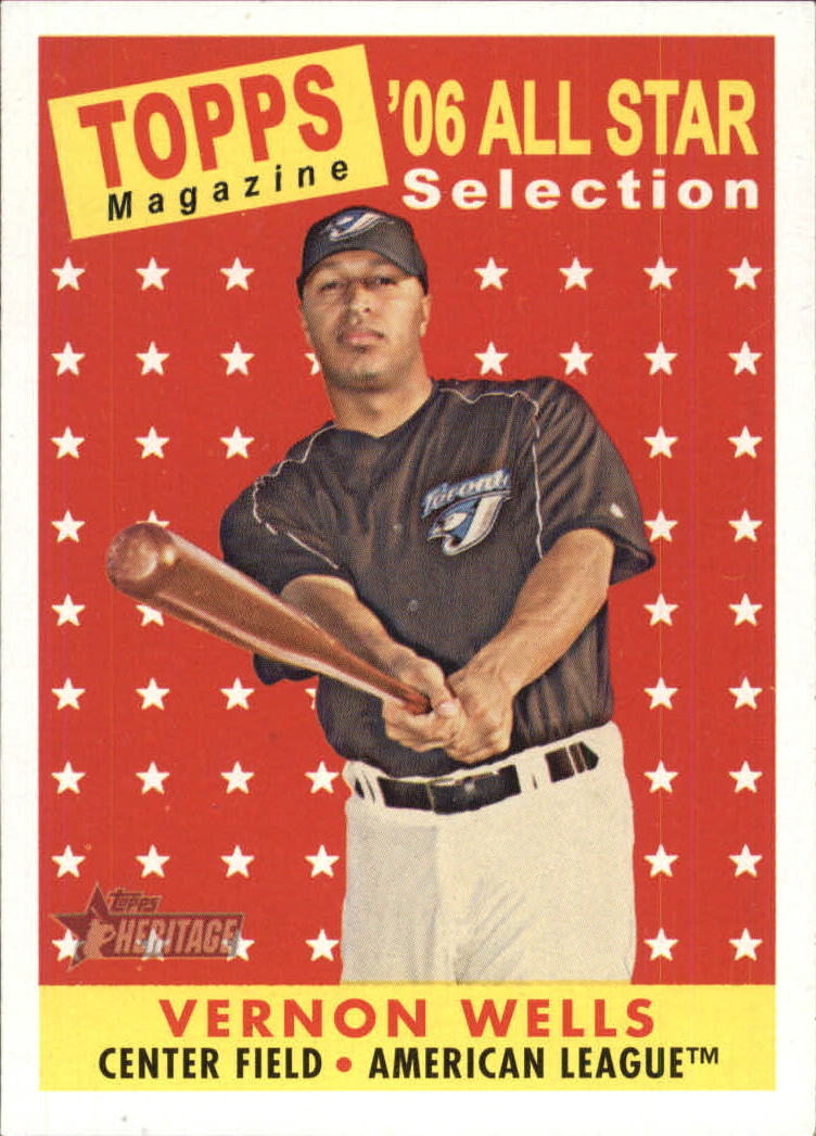 2007 Topps Heritage #487 Vernon Wells AS