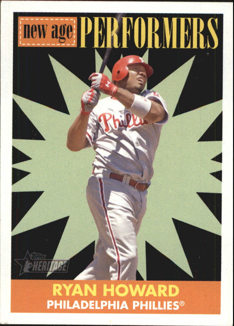 2007 Topps Heritage New Age Performers #NP1 Ryan Howard
