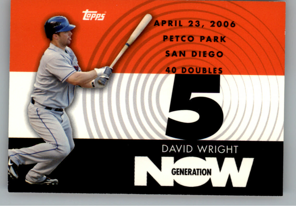 2007 Topps Generation Now #GN151 David Wright