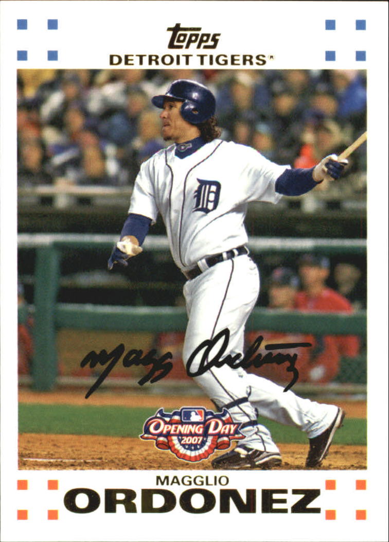 2007 card#: 15 player: magglio ordonez team: detroit tigers