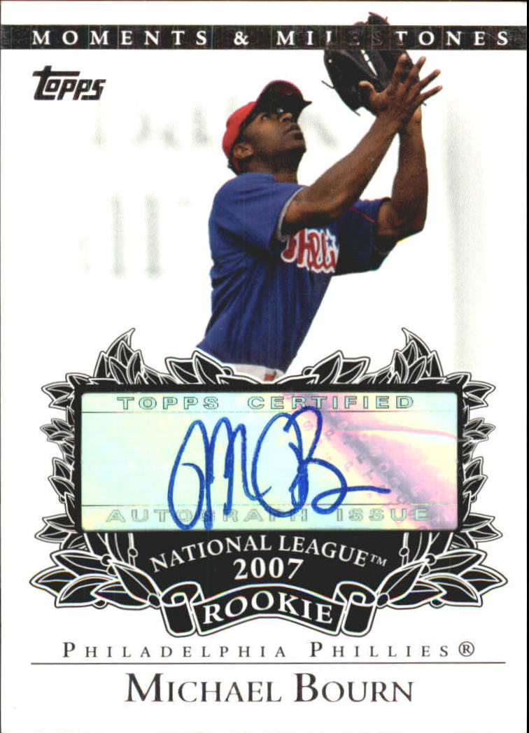 2007 Topps Moments and Milestones Rookie Autographs #MB Michael Bourn