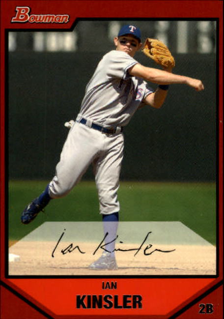 2007 Bowman #18 Ian Kinsler