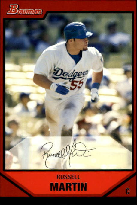 2007 Bowman #24 Russell Martin