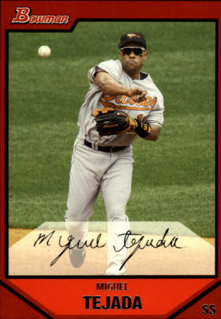 2007 Bowman #95 Miguel Tejada