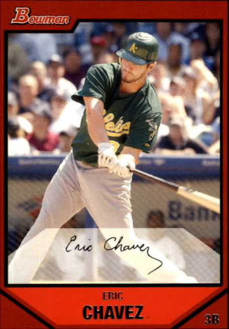 2007 Bowman #105 Eric Chavez