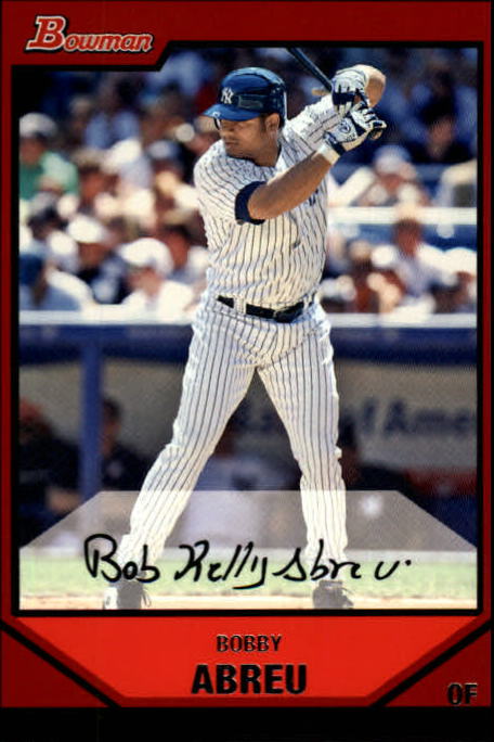 2007 Bowman #151 Bobby Abreu