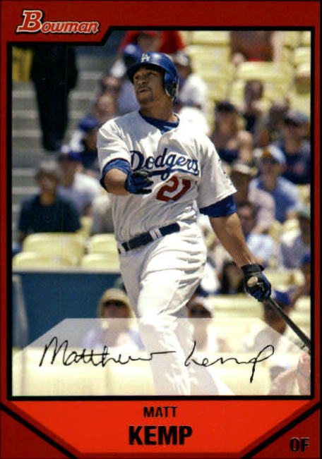 2007 Bowman #160 Matt Kemp