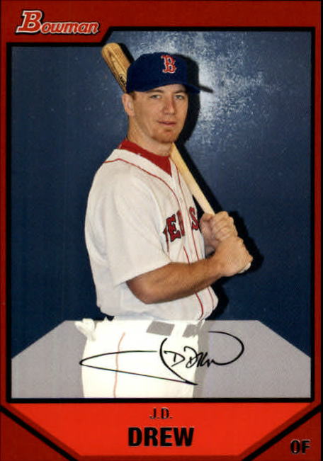 2007 Bowman #168 J.D. Drew