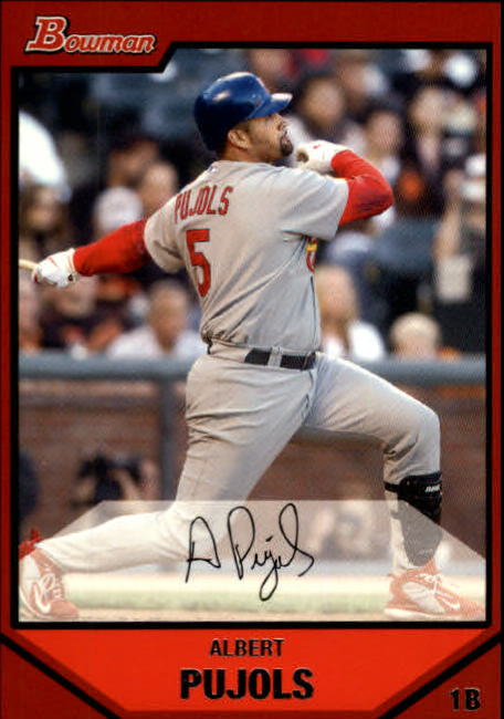 2007 Bowman #175 Albert Pujols