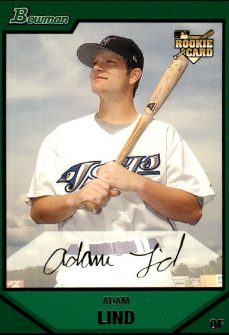 2007 Bowman #207 Adam Lind (RC)