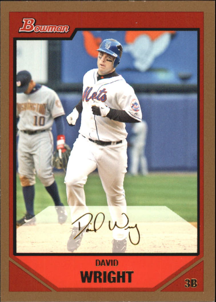 2007 Bowman Gold #100 David Wright