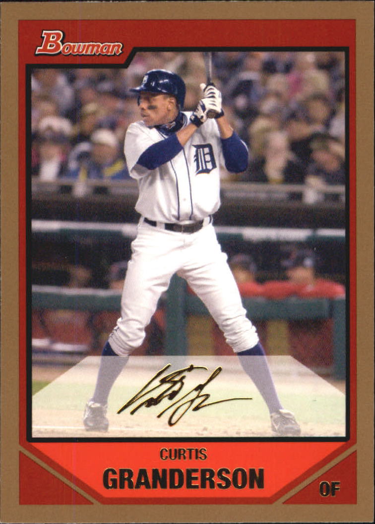 2007 Bowman Gold #164 Curtis Granderson