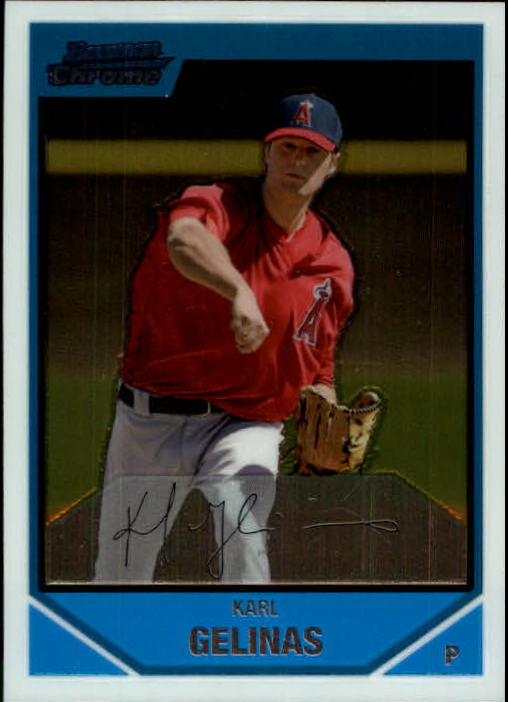 2007 Bowman Chrome Prospects #BC216 Karl Gelinas