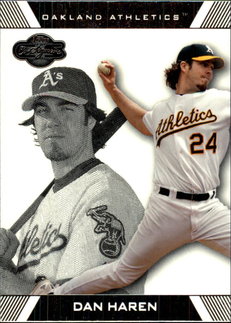 2007 Topps Co-Signers #58 Dan Haren