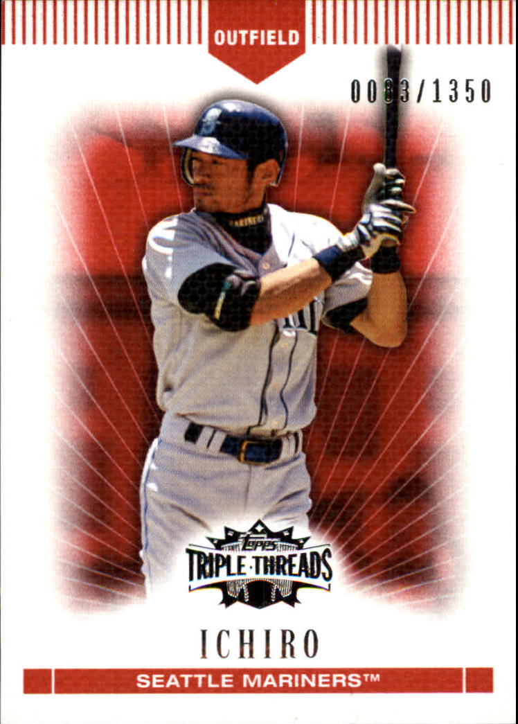 2007 Topps Triple Threads #15 Ichiro Suzuki