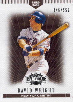 2007 Topps Triple Threads Sepia #5 David Wright