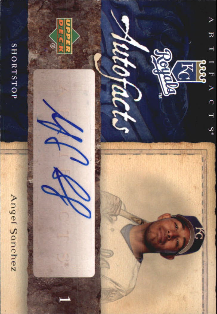 2007 Artifacts Autofacts #AS Angel Sanchez
