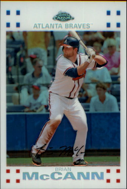 2007 Topps Chrome White Refractors #124 Brian McCann