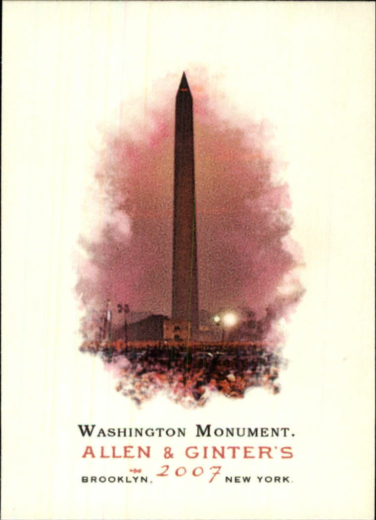 2007 Topps Allen and Ginter #268 Washington Monument