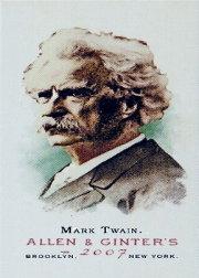 2007 Topps Allen and Ginter Mini #108 Mark Twain
