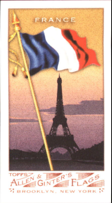 2007 Topps Allen and Ginter Mini Flags #17 France
