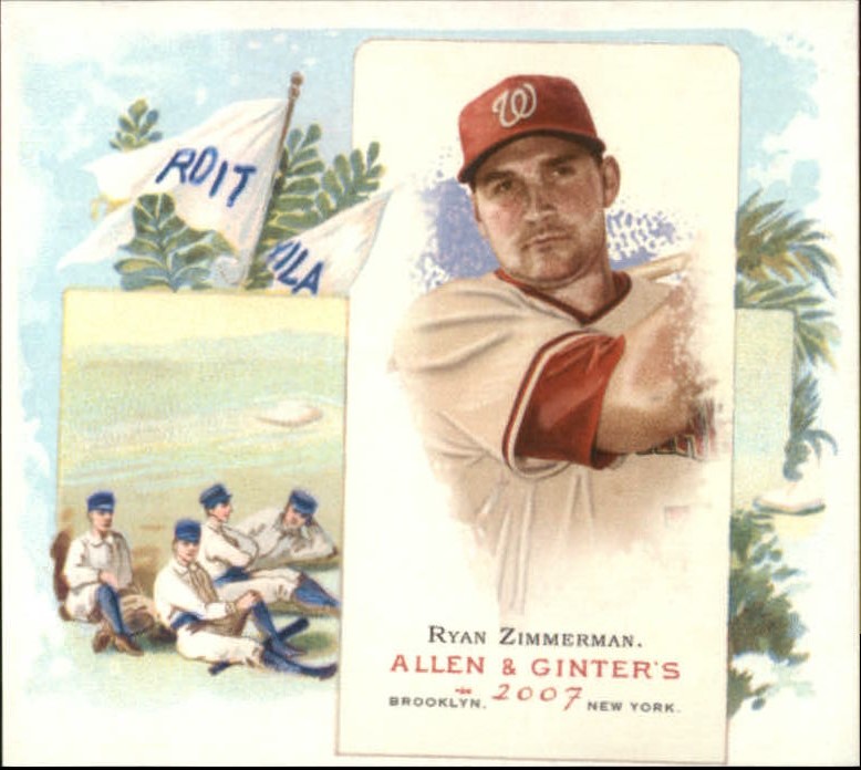 2007 Topps Allen and Ginter N43 #RZ Ryan Zimmerman