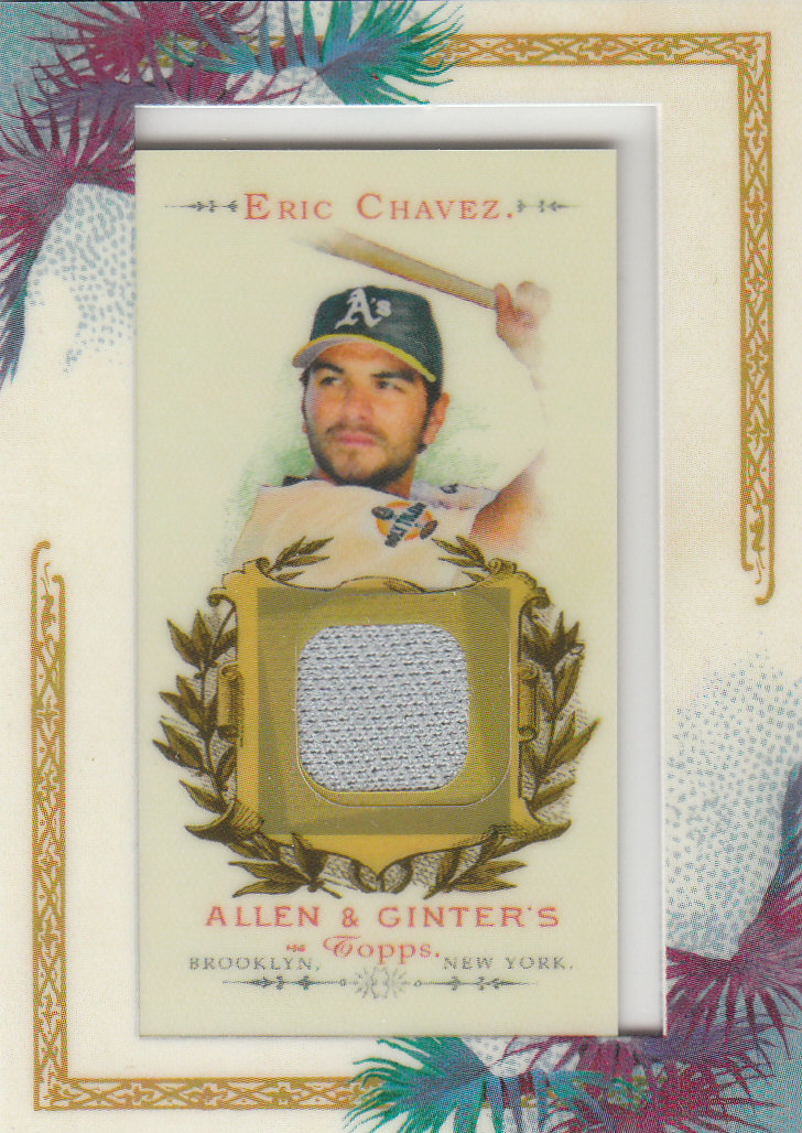 2007 Topps Allen and Ginter Relics #EC Eric Chavez Pants J