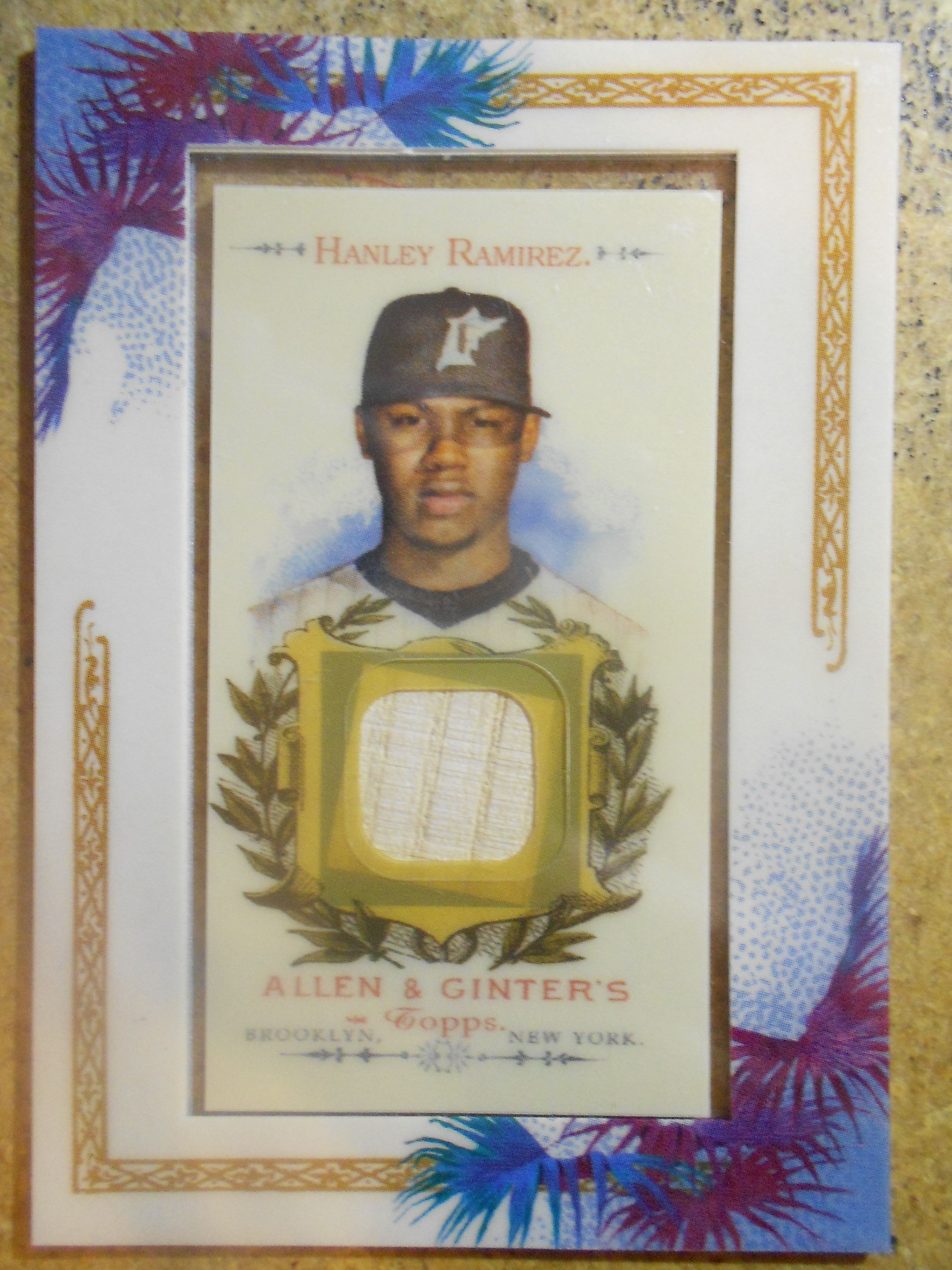2007 Topps Allen and Ginter Relics #HR Hanley Ramirez Bat G
