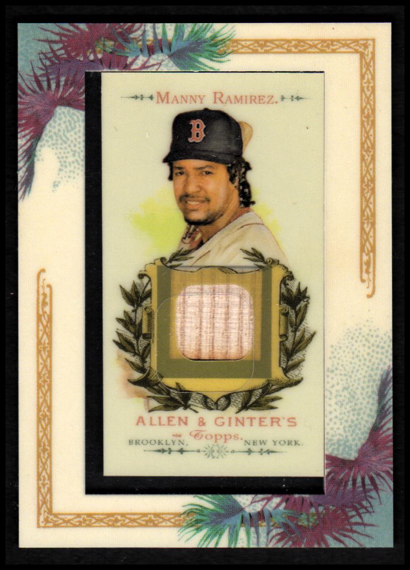 2007 Topps Allen and Ginter Relics #MR Manny Ramirez Bat H