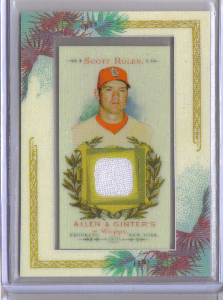 2007 Topps Allen and Ginter Relics #SR1 Scott Rolen G