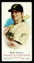 2007 Topps Allen and Ginter Mini Black No Number #219 Dan Uggla SP