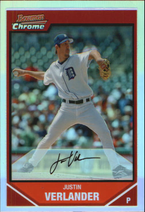 2007 Bowman Chrome Refractors #2 Justin Verlander