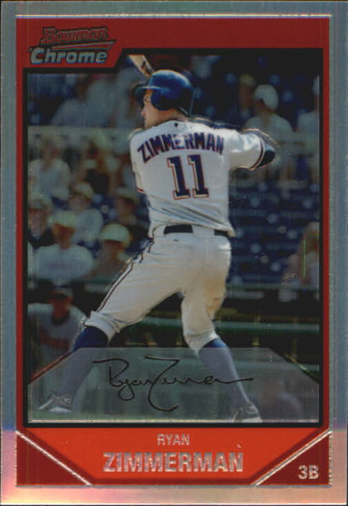 2007 Bowman Chrome Refractors #3 Ryan Zimmerman