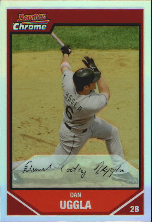 2007 Bowman Chrome Refractors #10 Dan Uggla