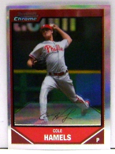 2007 Bowman Chrome Refractors #15 Cole Hamels