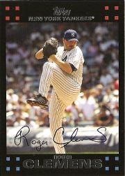 2007 Yankees Topps Gift Set #NYY46 Roger Clemens