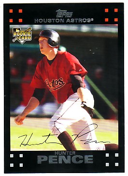2007 Topps Update #160 Hunter Pence (RC)