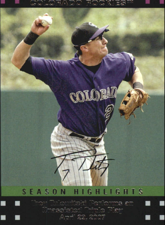 2007 Topps Update Red Back #209 Troy Tulowitzki