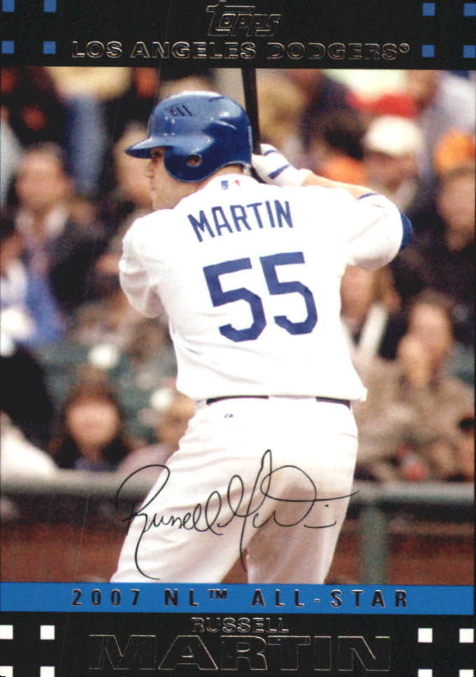 2007 Topps Update Red Back #223 Russell Martin
