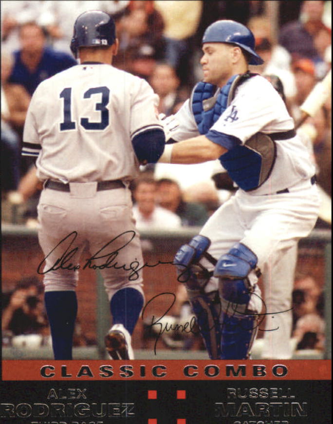 2007 Topps Update Red Back #276 Alex Rodriguez/Russell Martin